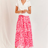 Jupe Faneli Toscane rose