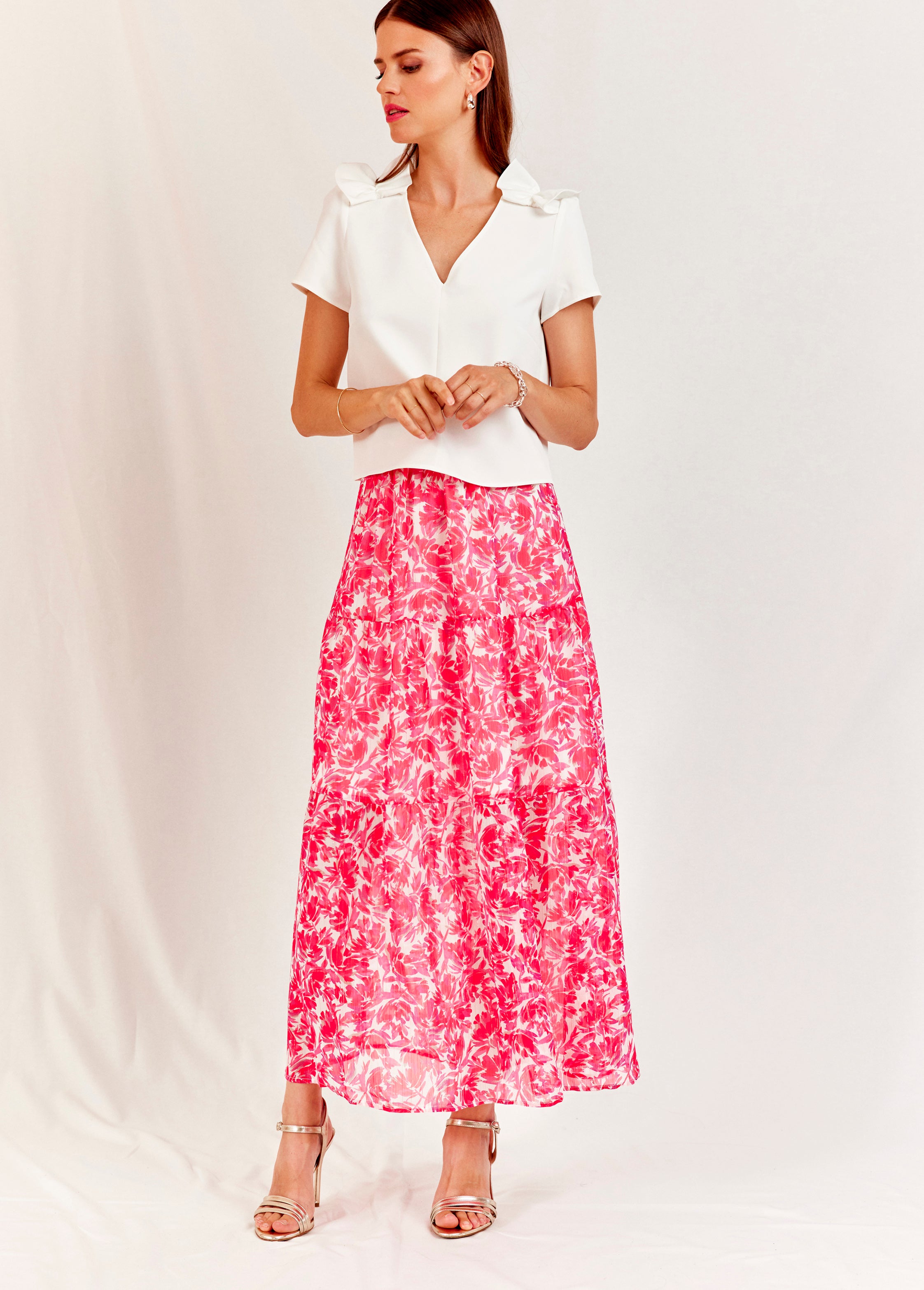 Jupe Faneli Toscane rose