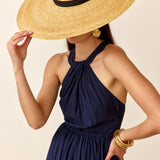 Robe Daphné bleu marine