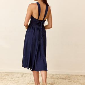 Robe Daphné bleu marine