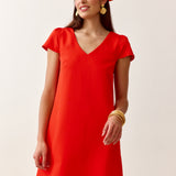 Robe Arlo Rouge orangé