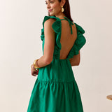 Robe Cali Vert Malachite Vif