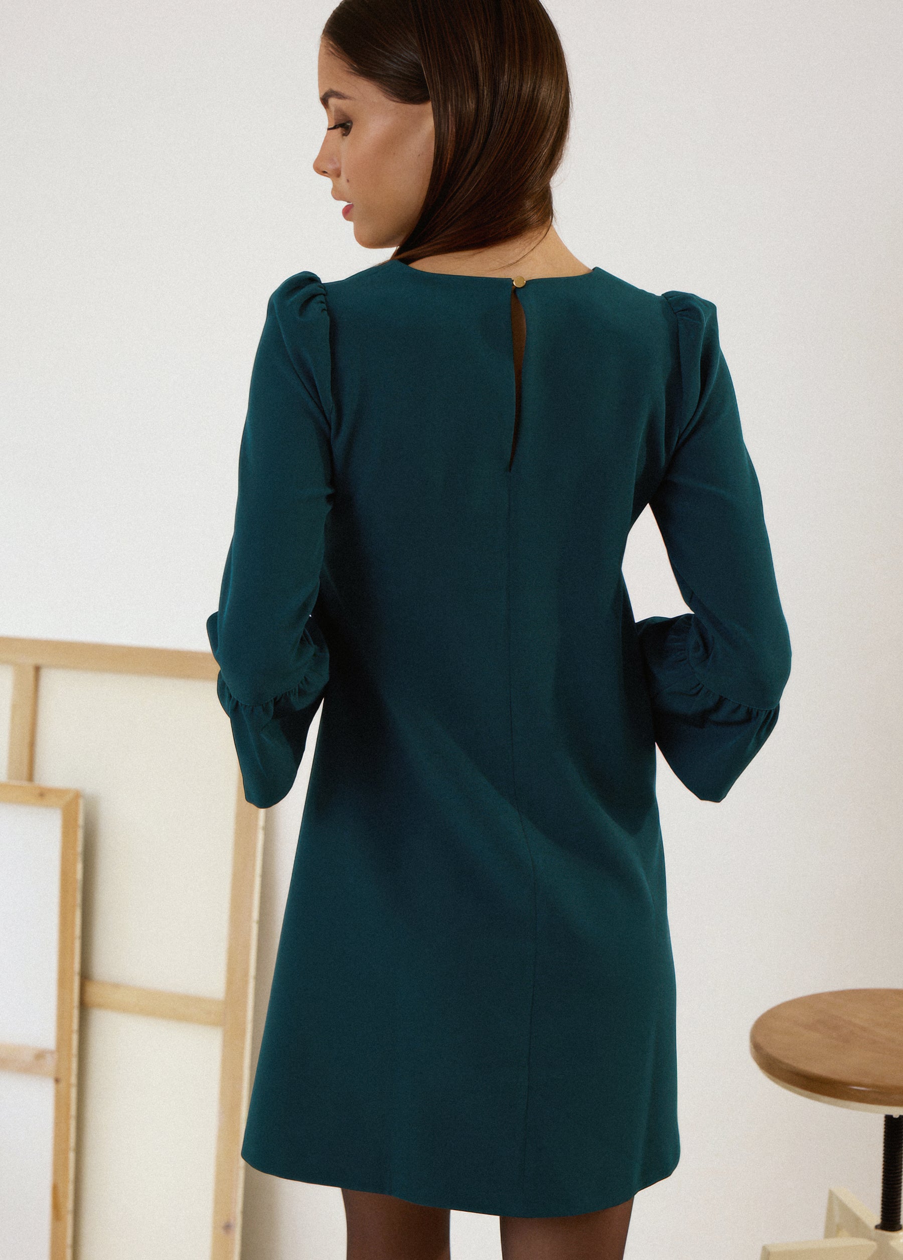 Robe Antonia Vert émeraude