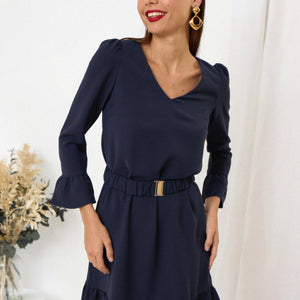 Robe Albi bleu marine