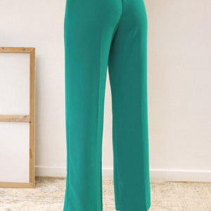 Pantalon Octavio vert émeraude