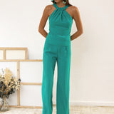 Pantalon Octavio vert émeraude