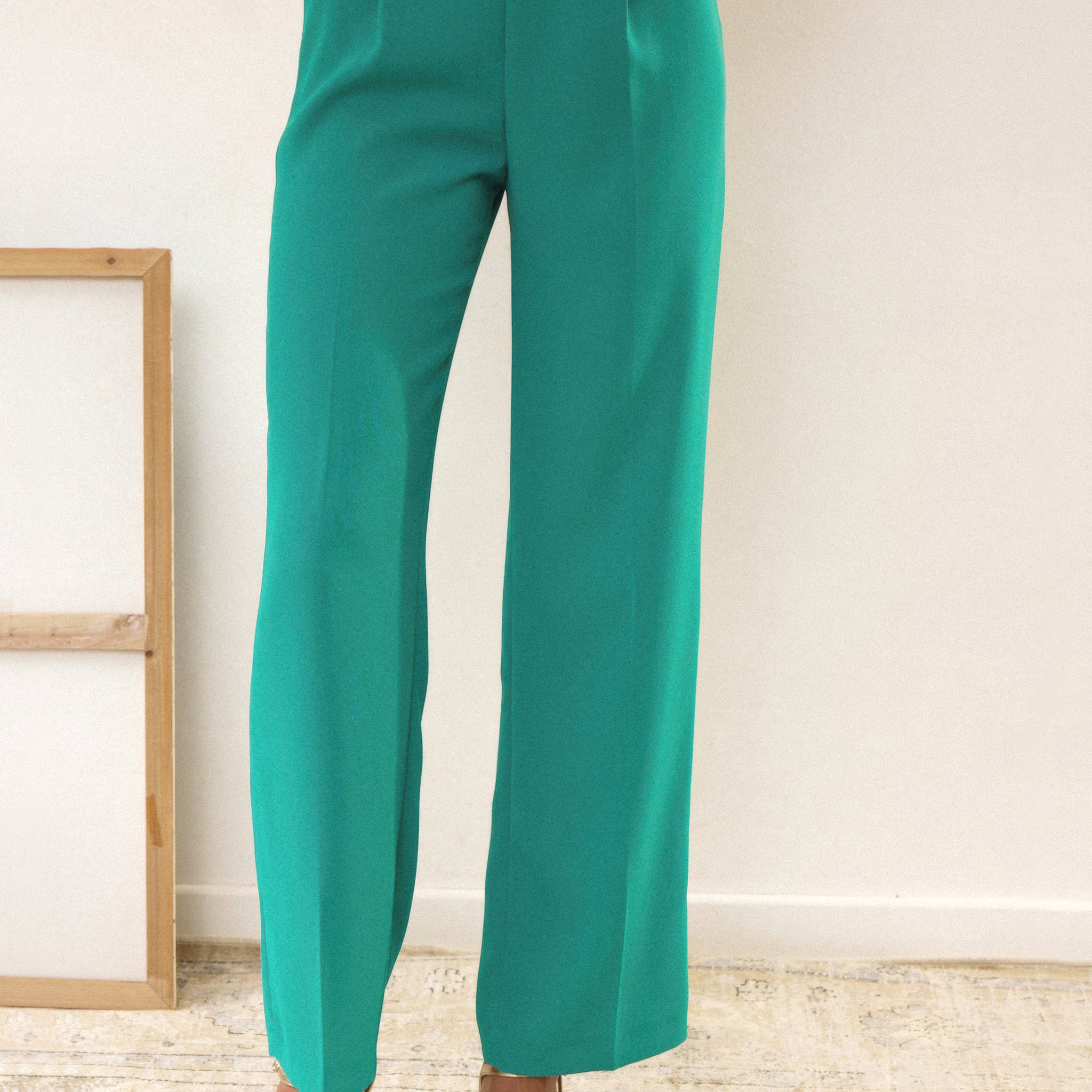 Pantalon Octavio vert émeraude