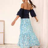 Jupe Faneli Toscane bleue