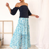 Jupe Faneli Toscane bleue