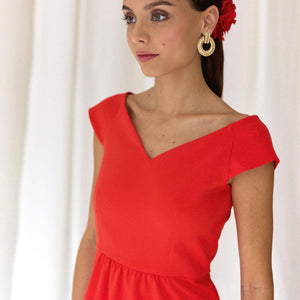 Robe Massilia rouge