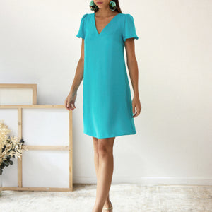 Robe Alicia turquoise