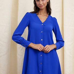 Robe Rime bleu saphir