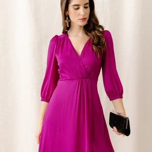 Robe Teodora Magenta Violine