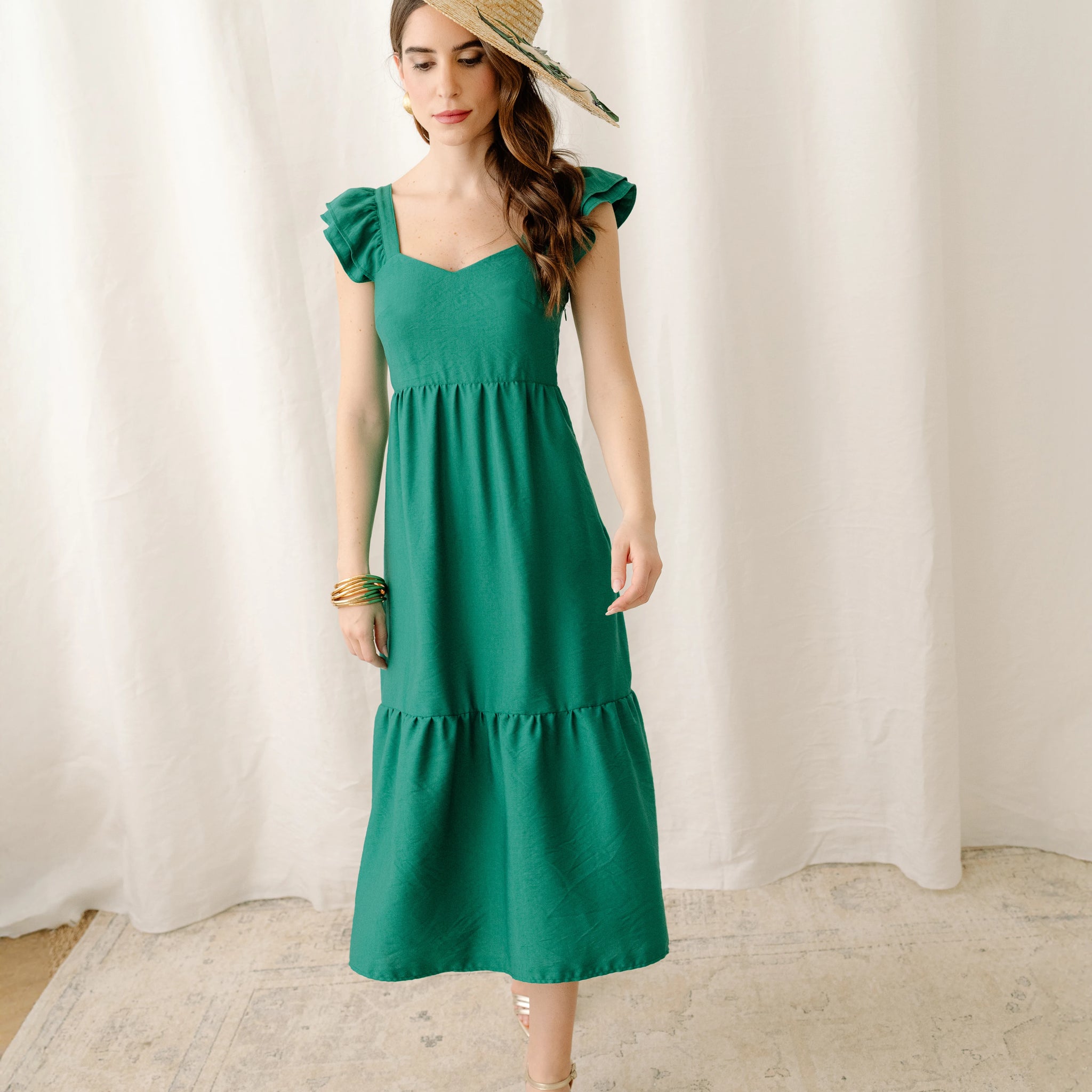 Robe Carmen Emeraude