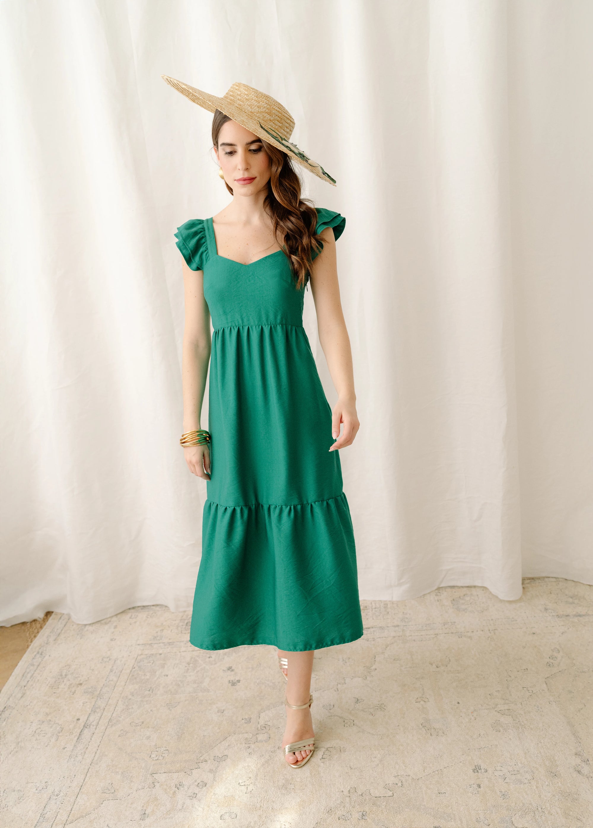 Robe Carmen Emeraude – Apoluze - Main Image