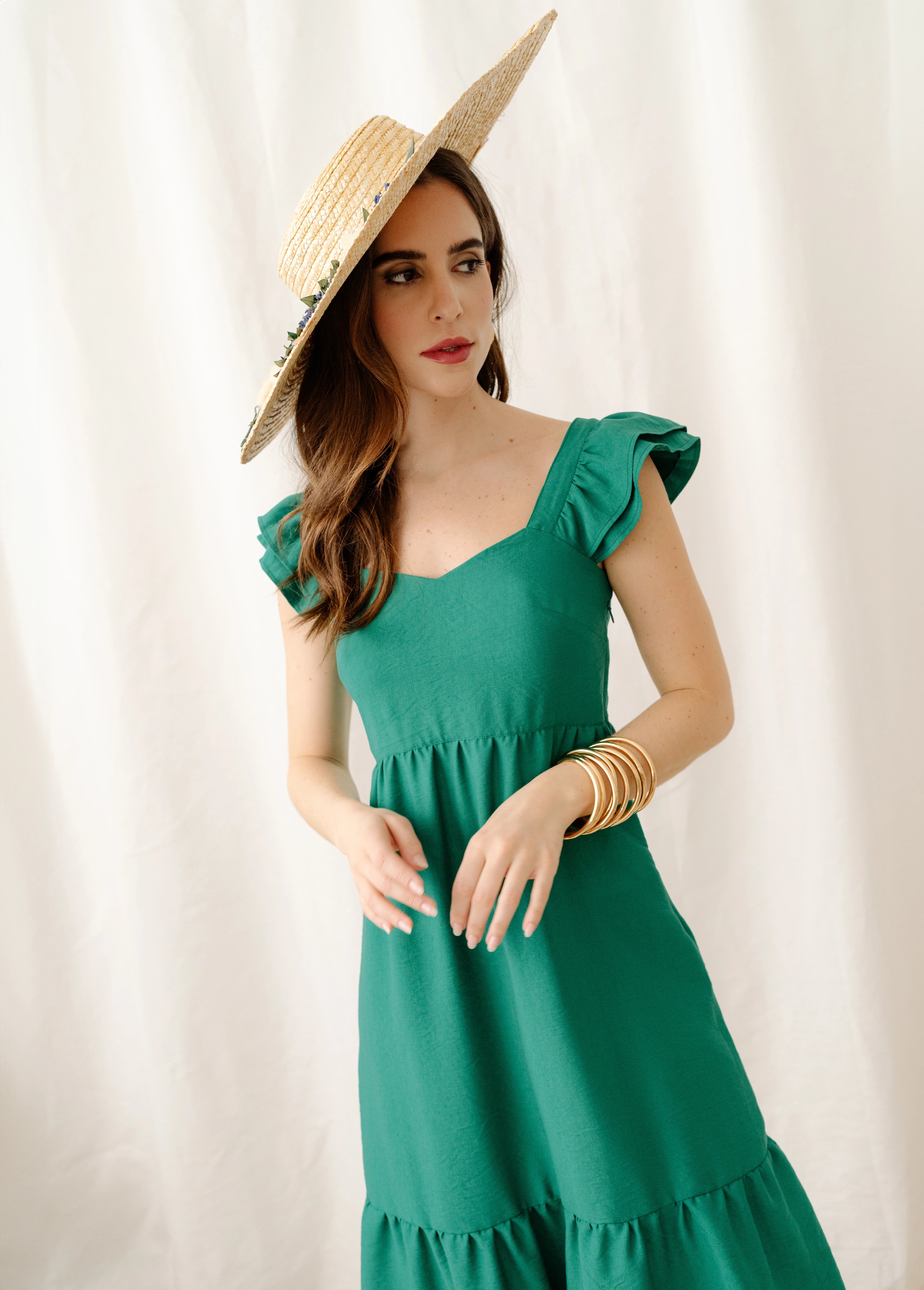 Robe Carmen Emeraude