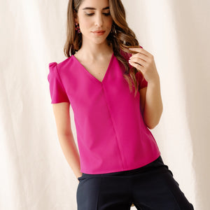 Top Aube Rose