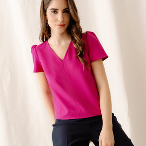 Top Aube Rose