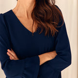 Robe Albi bleu marine