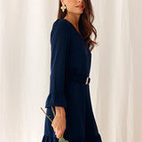 Robe Albi bleu marine
