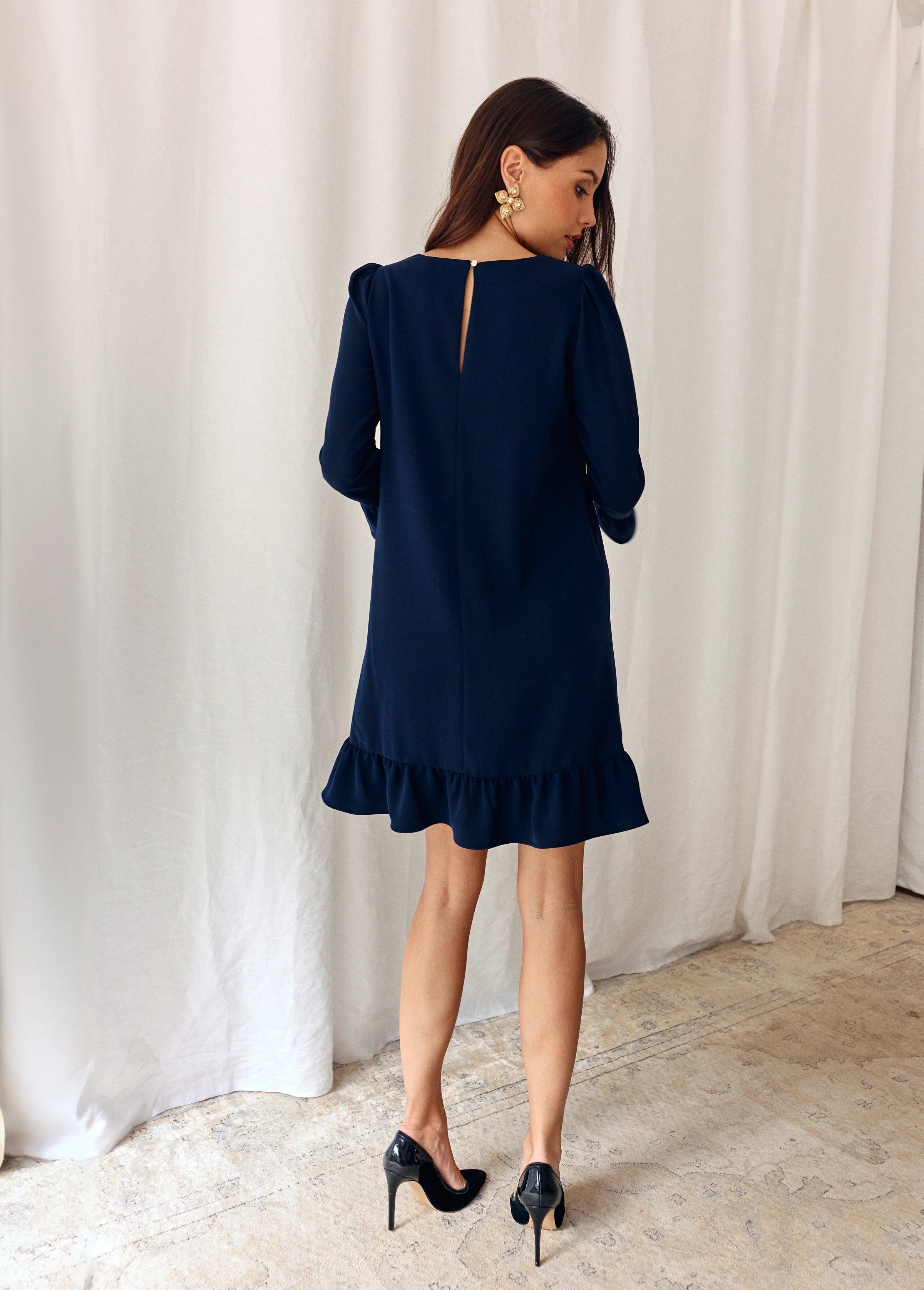 Robe Albi bleu marine
