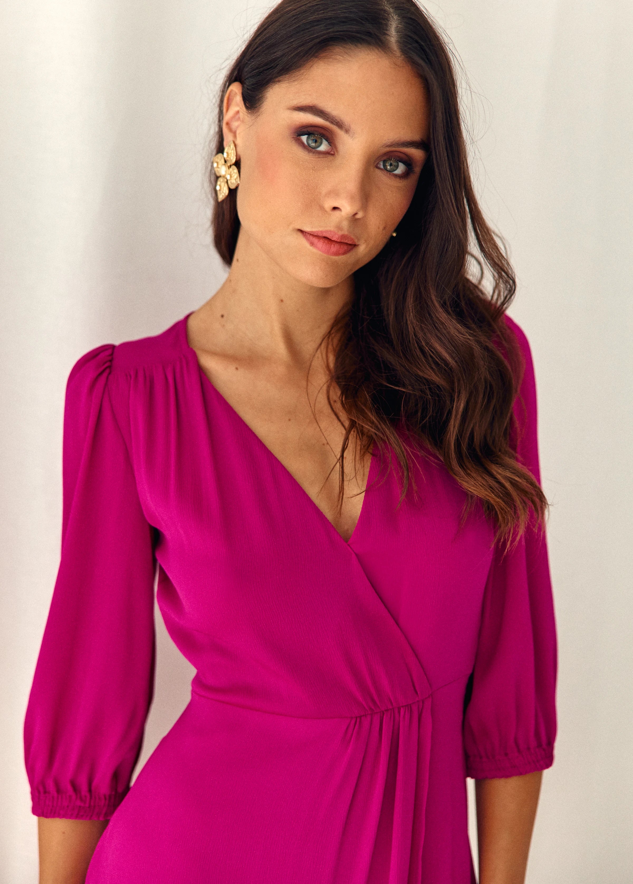 Robe Teodora Magenta Violine
