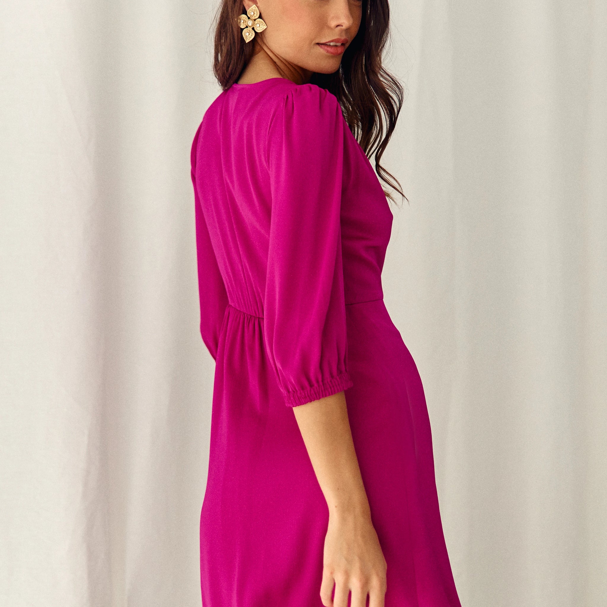 Robe Teodora Magenta Violine
