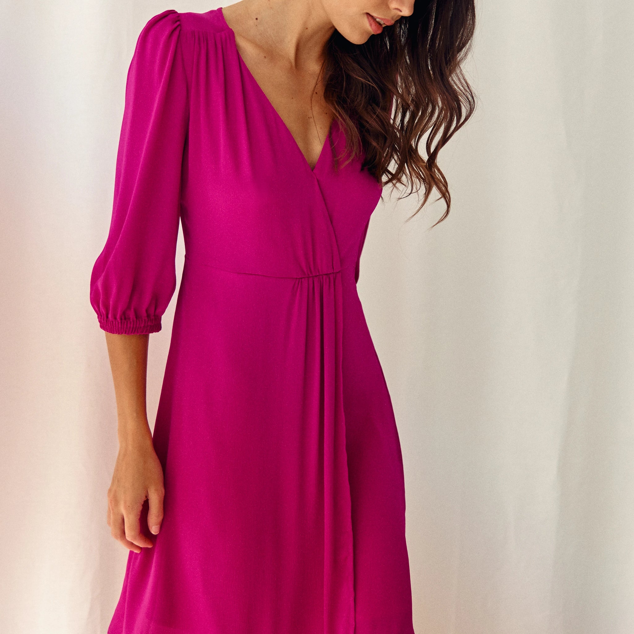 Robe Teodora Magenta Violine
