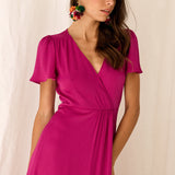 Robe Talia Magenta Violine
