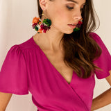 Robe Talia Magenta Violine