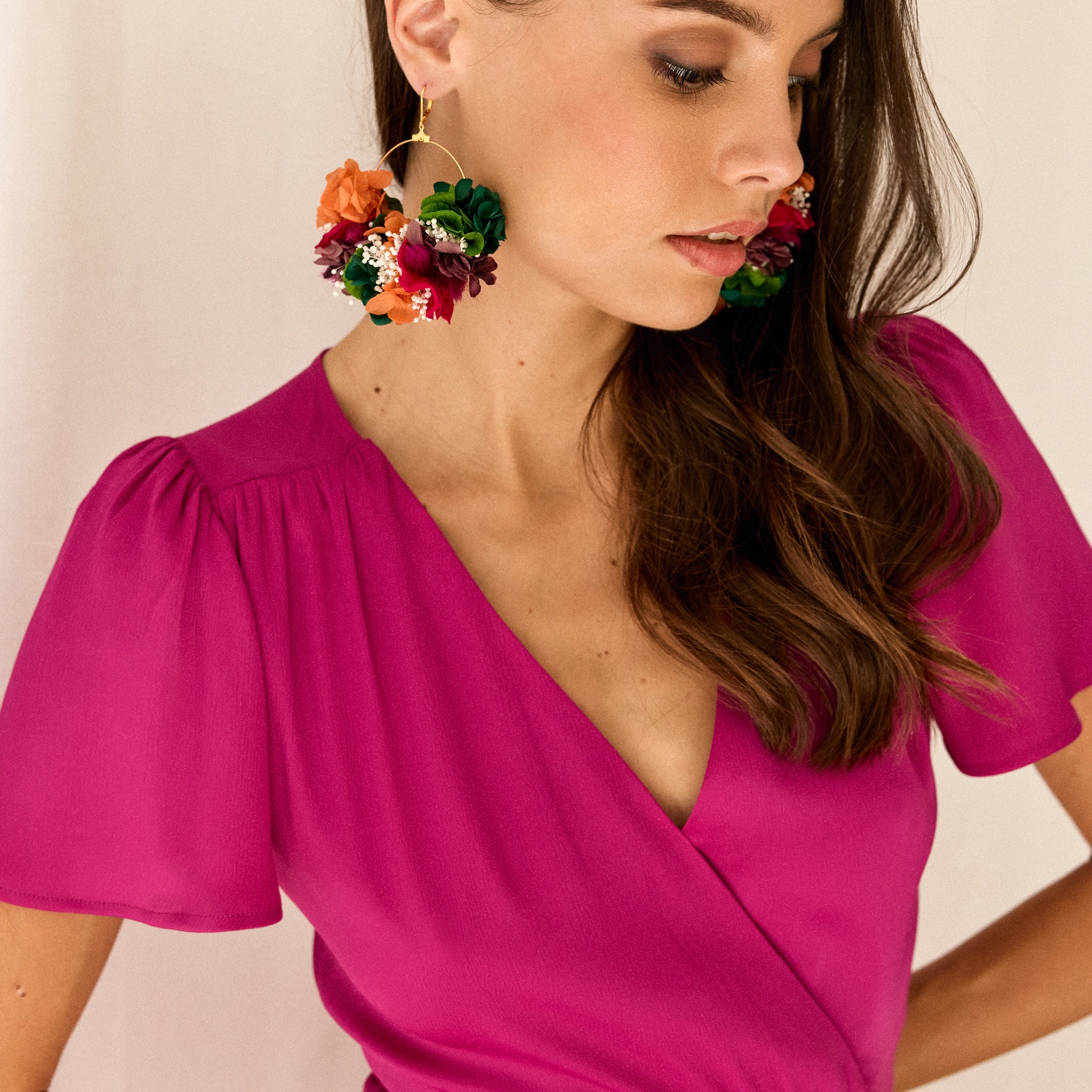 Robe Talia Magenta Violine