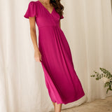 Robe Talia Magenta Violine