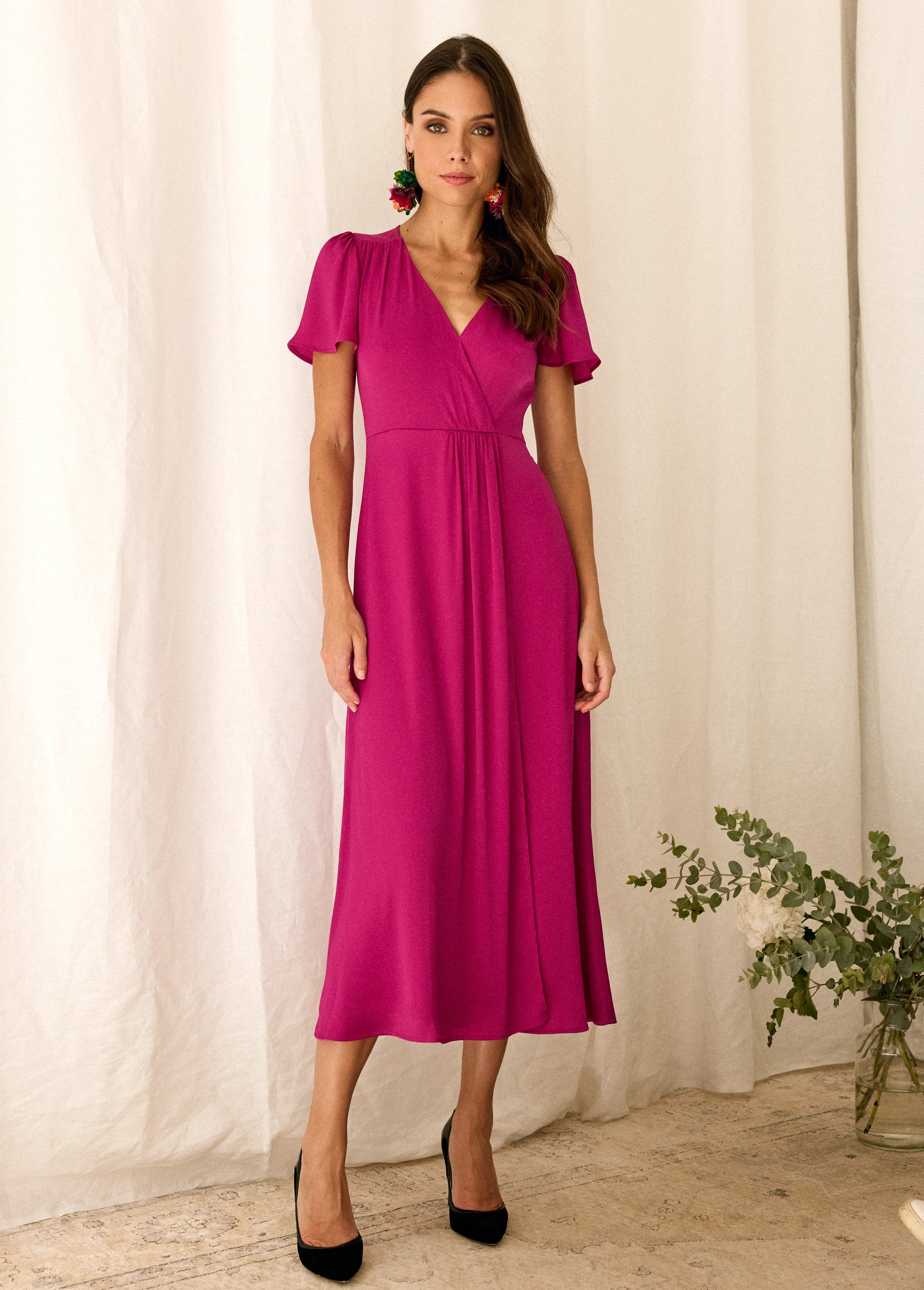 Robe Talia Magenta Violine