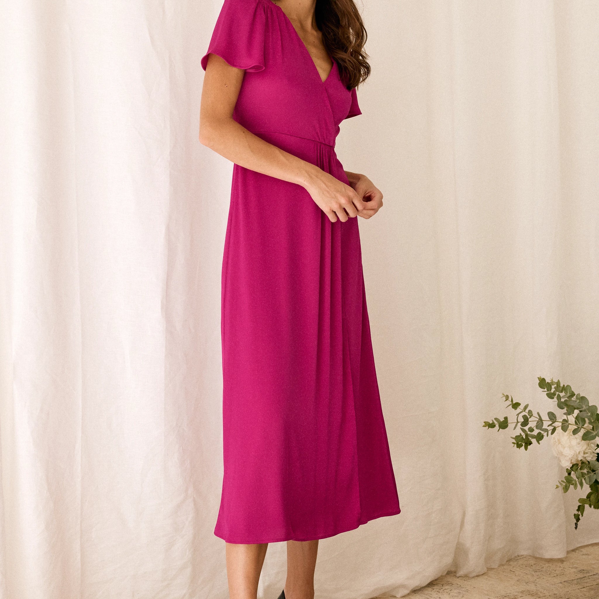 Robe Talia Magenta Violine