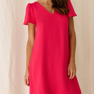Robe Alicia Rose Framboise