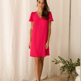 Robe Alicia Rose Framboise