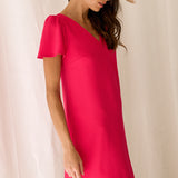 Robe Alicia Rose Framboise