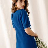 Robe Béryl Bleue de Prusse