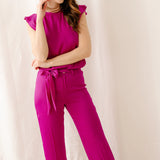 Pantalon Amelia Magenta Violine