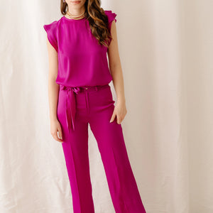Pantalon Amelia Magenta