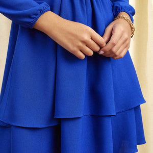 Robe Roselia bleu saphir