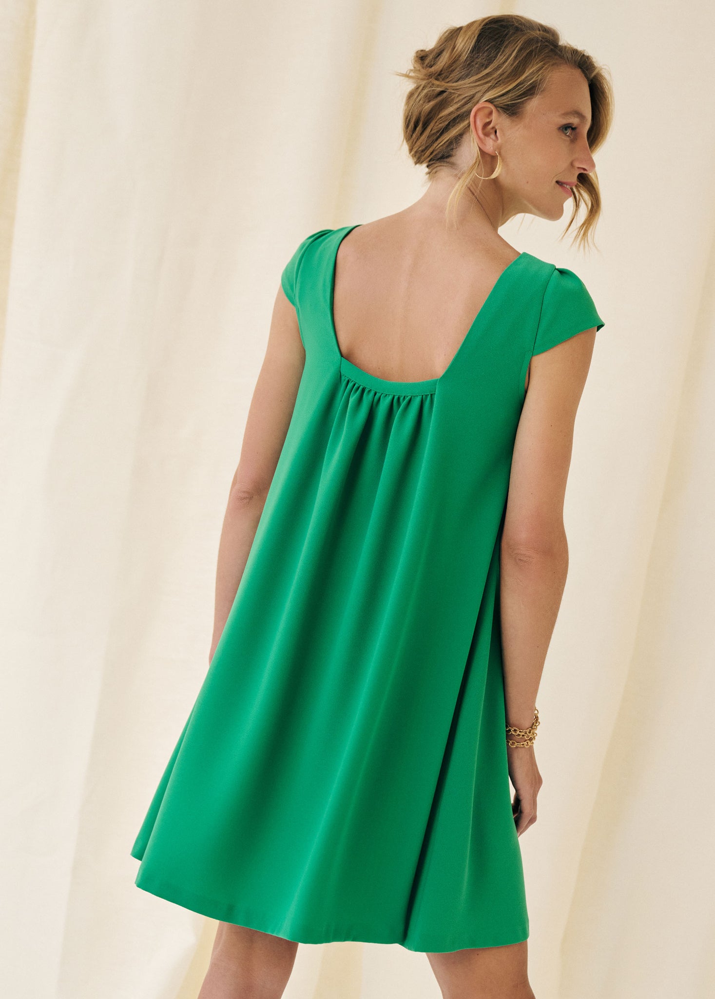 Robe Paola vert